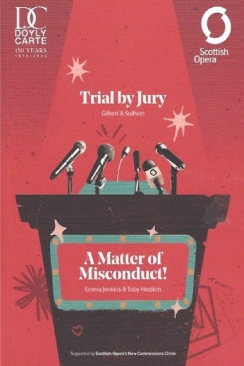 Trial by Jury - Gilbert and Sullivan poster