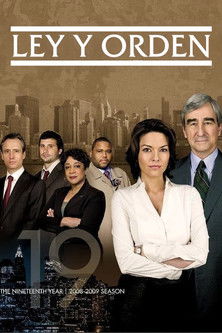 Póster de la temporada 19 de la serie Ley y orden