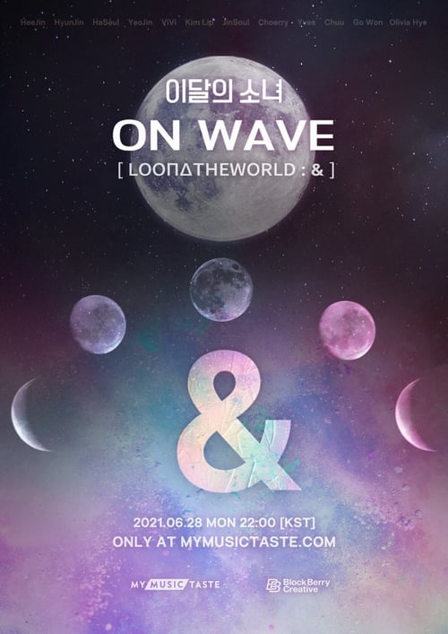 Poster 이달의 소녀 LOOΠΔ On Wave [LOOΠΔTHEWORLD : &] 2021