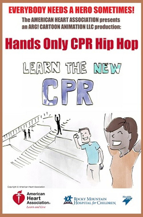 Cartell de Hands Only CPR Hip Hop