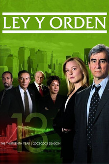 Póster de la temporada 13 de la serie Ley y orden