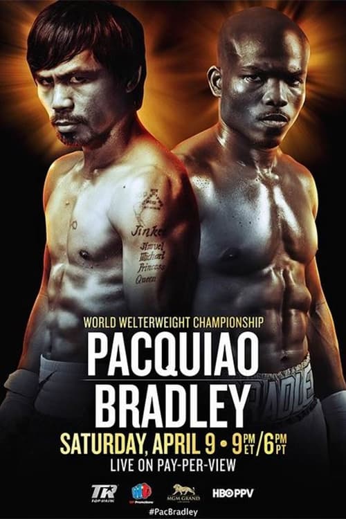 Manny Pacquiao vs. Timothy Bradley III movie poster
