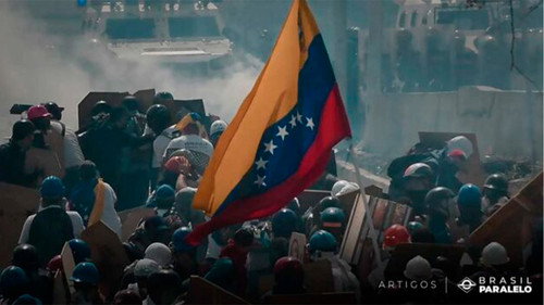Venezuela Uma Tragédia do Século 21 Backdrop Blur