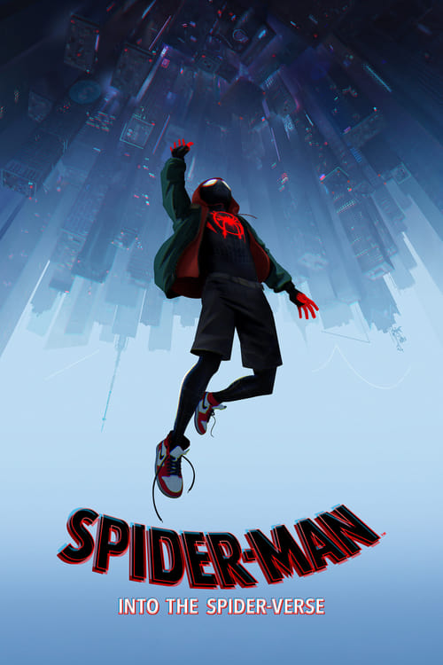 Grootschalige poster van Spider-Man: Een nieuw universum