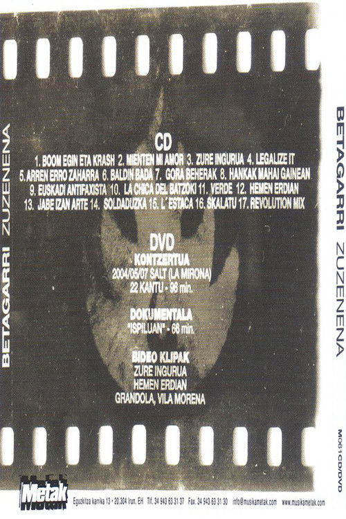 Betagarri Zuzenena poster