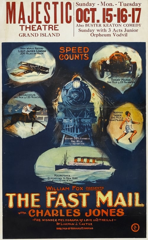 Poster The Fast Mail 1922