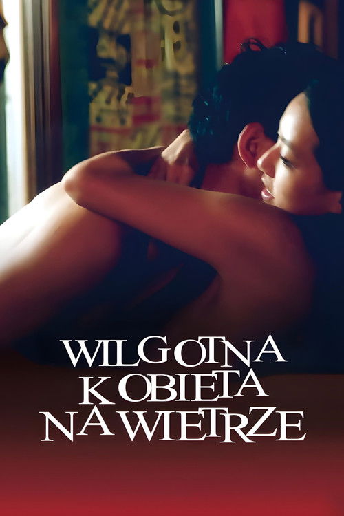 Wilgotna kobieta na wietrze