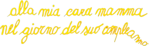 Alla mia cara mamma nel giorno del suo compleanno