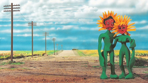 The Sunflowers Backdrop Blur