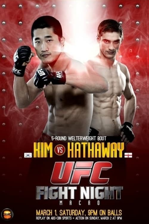Poster The Ultimate Fighter China Finale: Kim vs. Hathaway 2014
