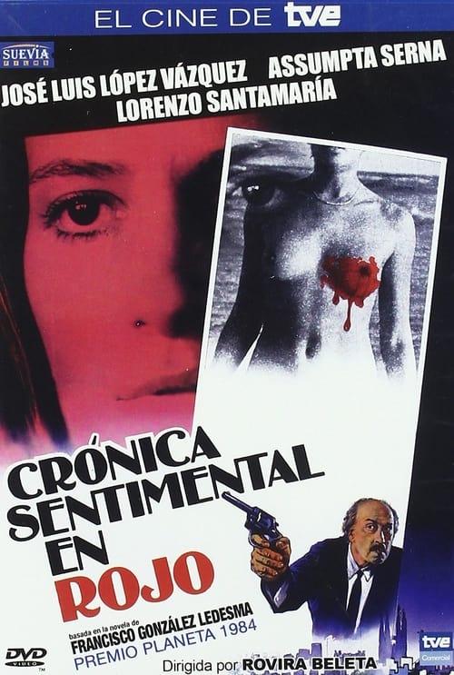 Poster Crónica sentimental en rojo 1986