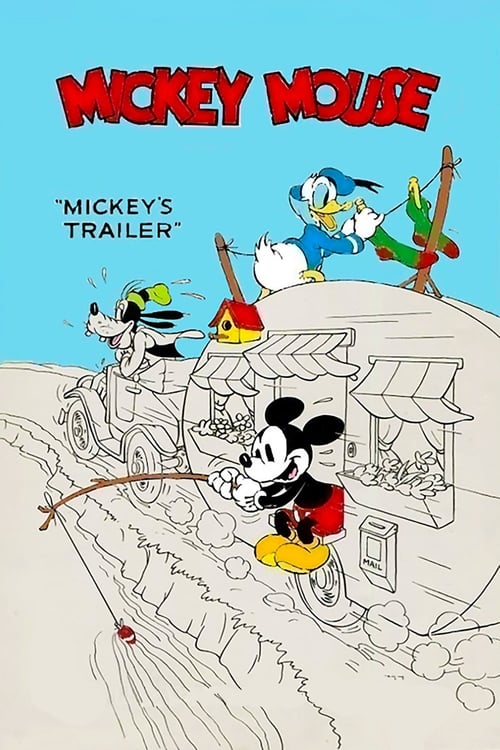 Grootschalige poster van Mickey's Trailer