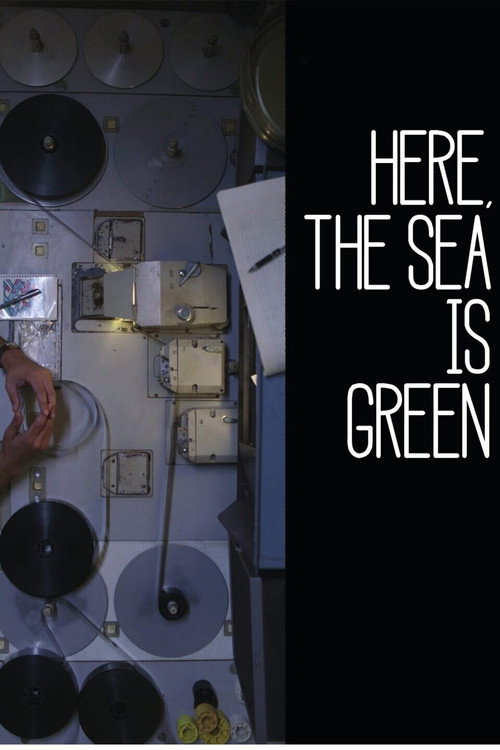 Here, the sea is green