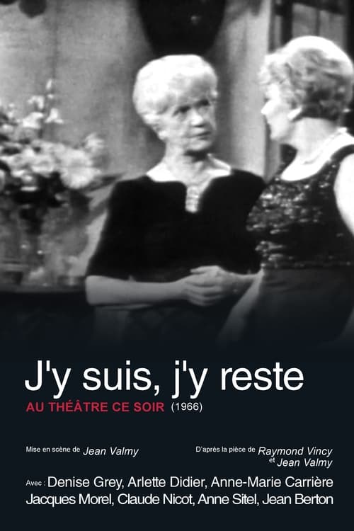 Poster J'y suis, j'y reste 1966