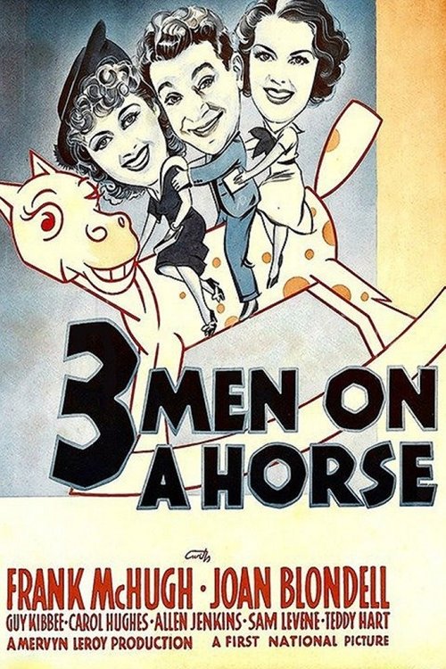 Three Men on a Horse poster