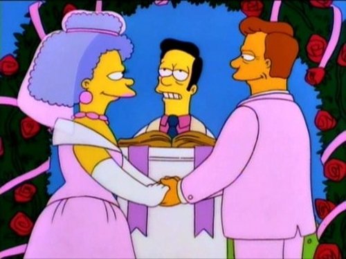 Escena del episodio 19 de la temporada 7 de la serie Los Simpson