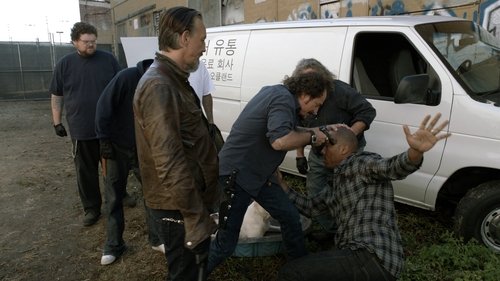 Escena del episodio 13 de la temporada 5 de la serie Hijos de la anarquía