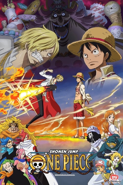 Grootschalige poster van One Piece