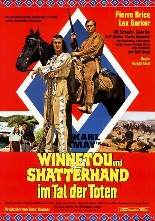 Affiche du film Winnetou et Shatterhand dans la vallée de la mort