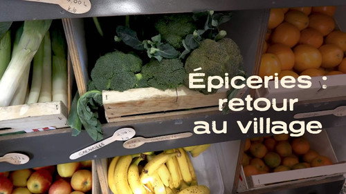 Epiceries : retour au village Backdrop Blur