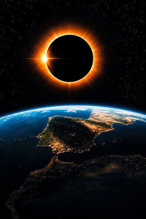 España bajo el eclipse total
