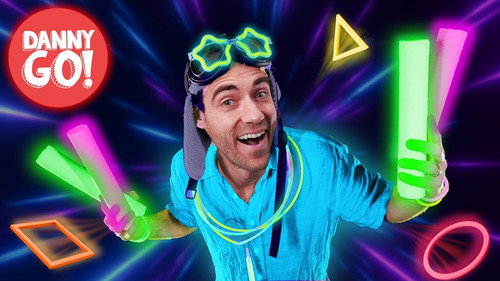 Glow in the Dark Shapes Dance!