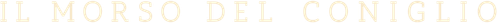 Il morso del coniglio official logo