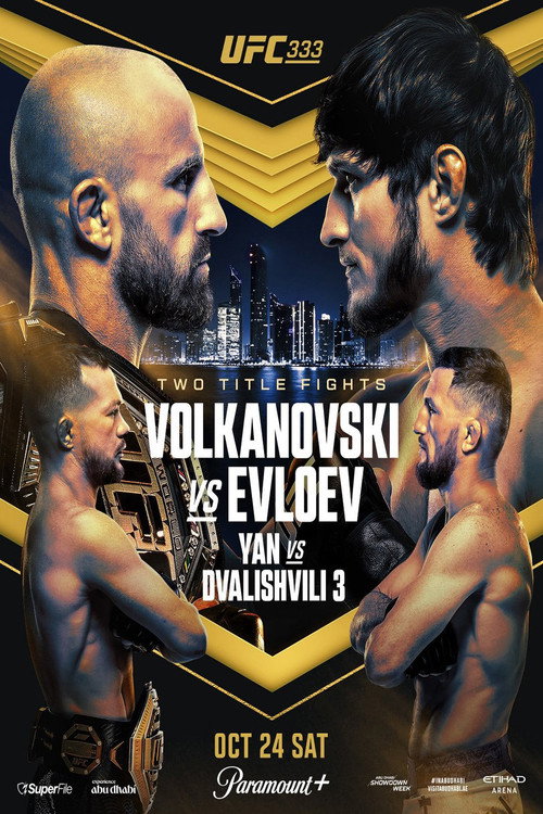 UFC 333: Volkanovski vs. Evloev