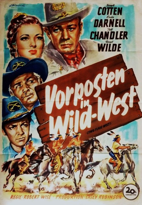 Vorposten in Wildwest movie poster player