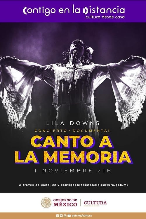 Poster Canto a La Memoria 2020