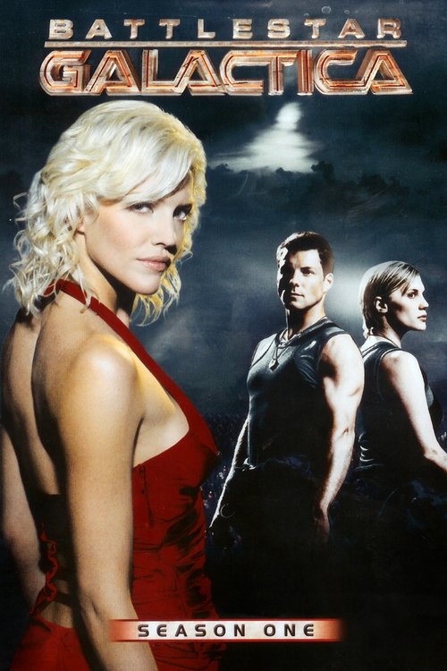 Ver temporada 1 de Battlestar Galactica Póster de la temporada 1 de la serie Battlestar Galactica