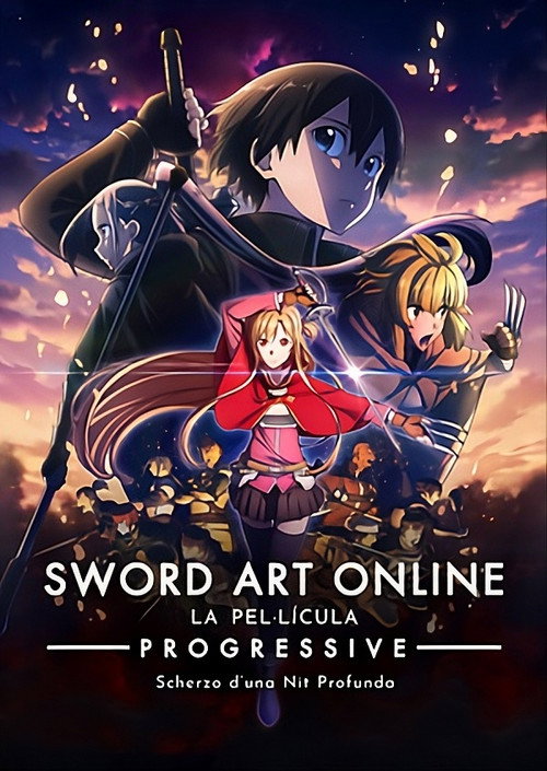 Cartell de 劇場版 ソードアート・オンライン -プログレッシブ- 冥き夕闇のスケルツォ
