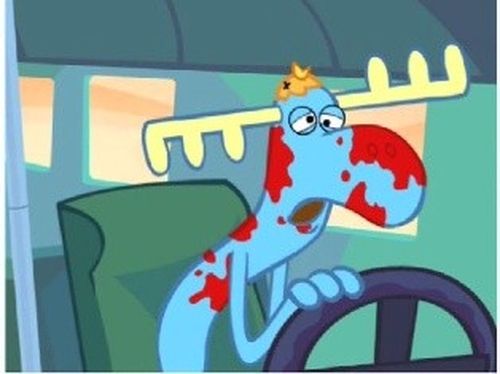 Escena del episodio 28 de la temporada 2 de la serie Happy Tree Friends