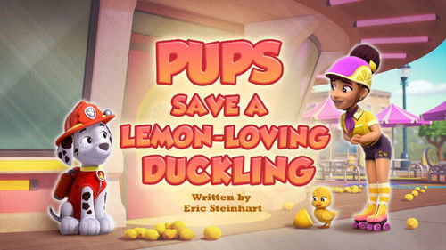 Pups Save a Lemon-Loving Duckling