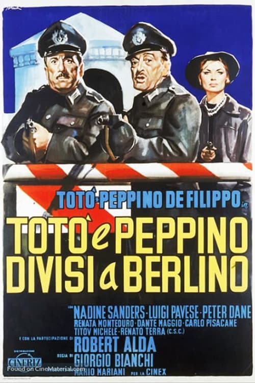 Poster Totò e Peppino divisi a Berlino 1962