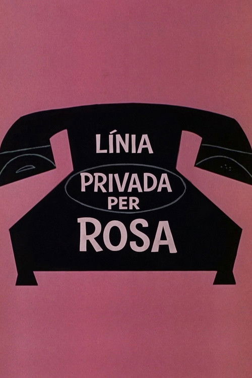 Cartell de Línia privada per rosa