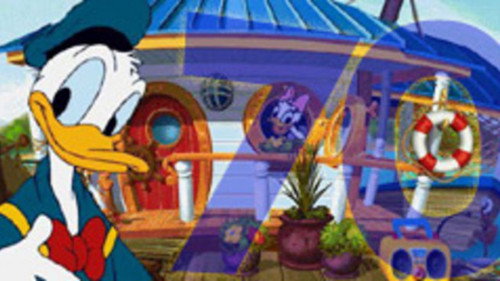 Paperino - 70 fantastici anni Backdrop Blur