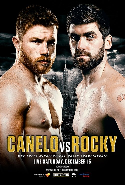 Canelo Vs. Rocky movie poster player