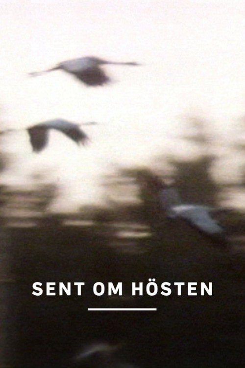 Sent om hösten poster
