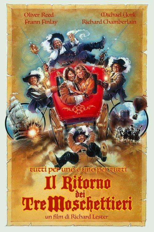 Il ritorno dei tre moschettieri poster