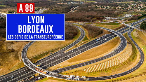 A89 Bordeaux-Lyon: Défis de la transeuropéenne Backdrop Blur