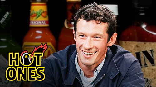 Callum Turner Keeps It Simple While Eating Spicy Wings