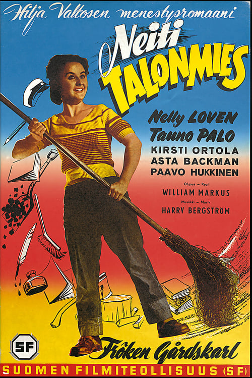 Poster Neiti talonmies 1955