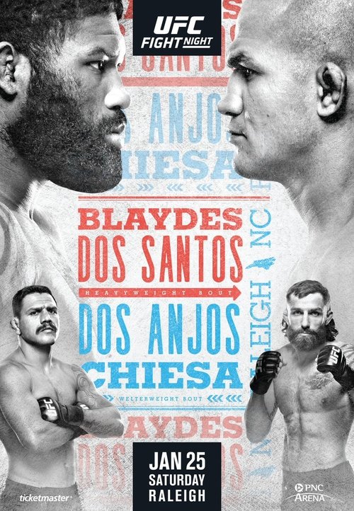 UFC Fight Night 166: Blaydes vs. Dos Santos movie poster player