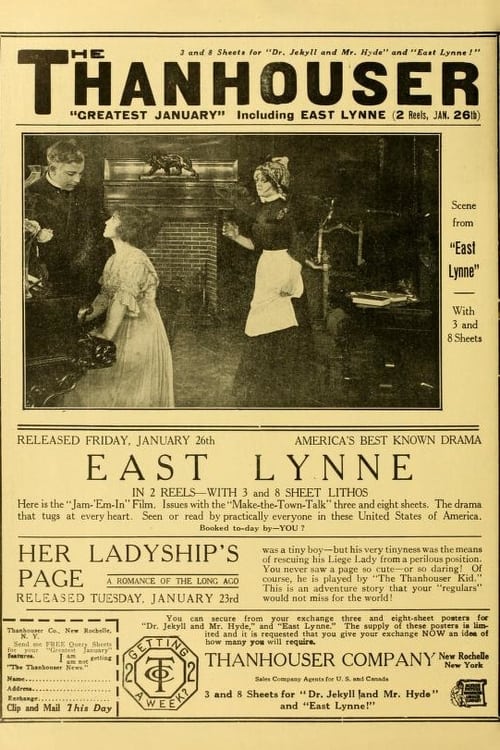 East Lynne (1912) poster