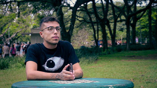 Esperando no Parque Domingo Backdrop Blur