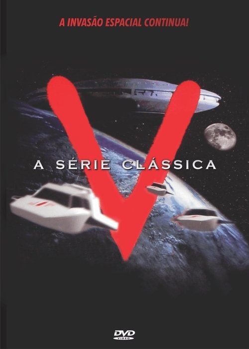 Poster da série V: Os Extraterrestres no Planeta Terra