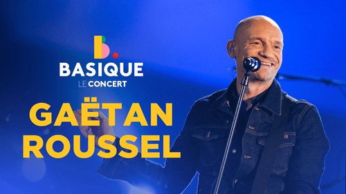 Gaetan Roussel Basique, le concert Backdrop Blur