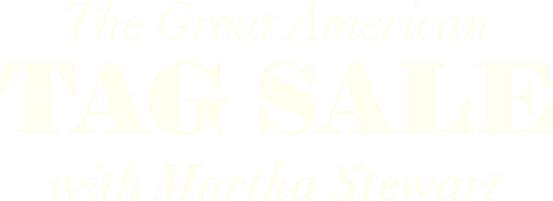 The Great American Tag Sale with Martha Stewart
