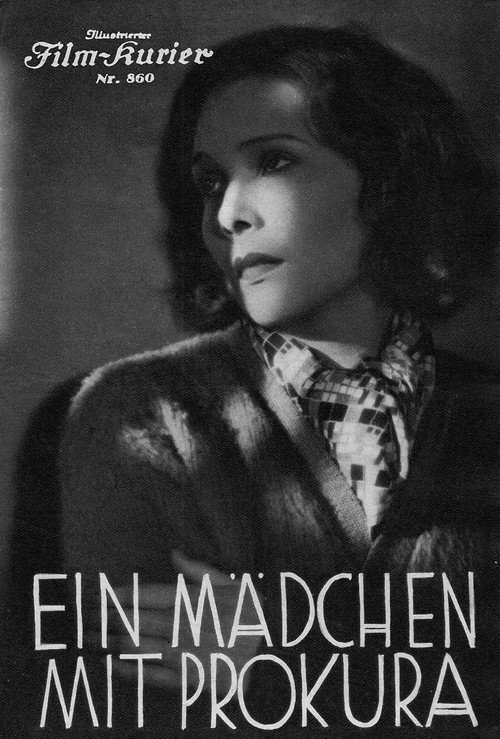 Póster oficial de Ein Mädchen mit Prokura (1934) - Drama